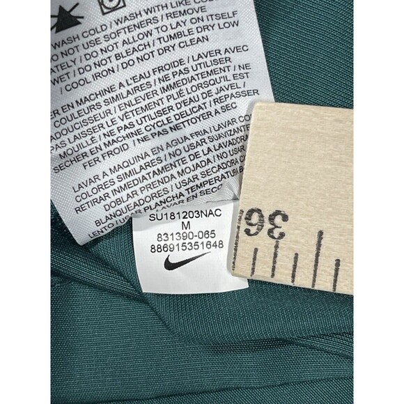 Nike KD Jacket Men Medium Green Lightweight Windbreaker Hood Full Zip Activewear - Picture 9 of 13